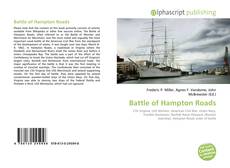 Portada del libro de Battle of Hampton Roads