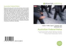 Portada del libro de Australian Federal Police