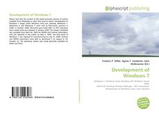 Development of Windows 7的封面