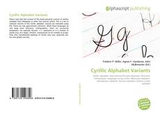 Cyrillic Alphabet Variants kitap kapağı