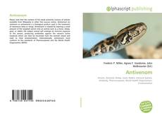 Antivenom kitap kapağı