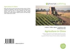 Bookcover of Agriculture in China