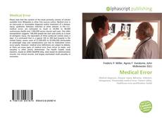 Medical Error的封面