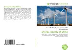 Borítókép a  Energy security of China - hoz