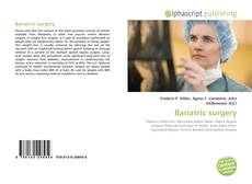 Buchcover von Bariatric surgery