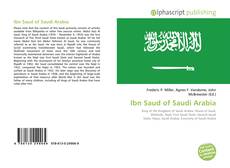 Bookcover of Ibn Saud of Saudi Arabia