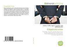 Bookcover of Corporate crime