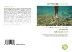 Bookcover of Artificial reef