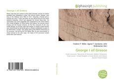 Bookcover of George I of Greece