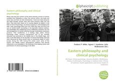 Обложка Eastern philosophy and clinical psychology