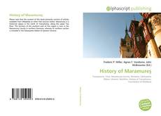 Bookcover of History of Maramureş