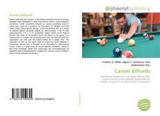 Bookcover of Carom Billiards