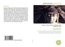 Borítókép a  Ayatana - hoz