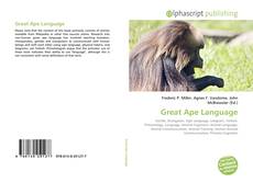 Borítókép a  Great Ape Language - hoz