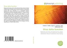 Borítókép a  Dirac delta function - hoz