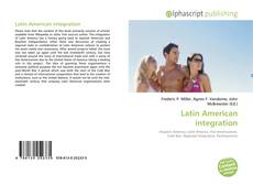 Portada del libro de Latin American integration