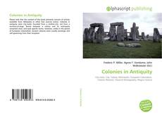 Couverture de Colonies in Antiquity
