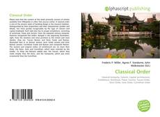 Borítókép a  Classical Order - hoz