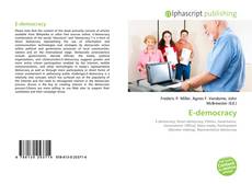 Bookcover of E-democracy