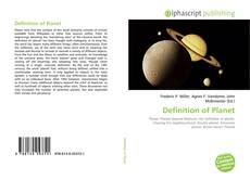 Portada del libro de Definition of Planet