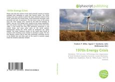 Portada del libro de 1970s Energy Crisis