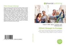 Portada del libro de Ethnic Groups in Europe