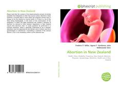 Portada del libro de Abortion in New Zealand