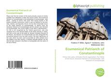 Buchcover von Ecumenical Patriarch of Constantinople
