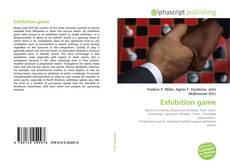 Buchcover von Exhibition game