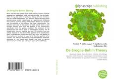 Portada del libro de De Broglie-Bohm Theory