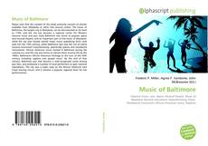 Portada del libro de Music of Baltimore