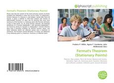 Borítókép a  Fermat's Theorem (Stationary Points) - hoz