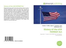 Couverture de History of the USA PATRIOT Act