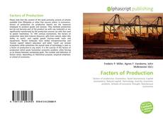Borítókép a  Factors of Production - hoz