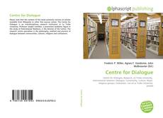 Bookcover of Centre for Dialogue