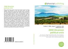 Couverture de 2008 Ukrainian political crisis