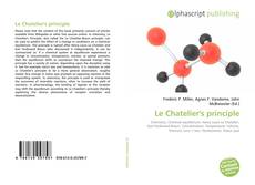 Copertina di Le Chatelier's principle