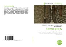 Bookcover of Electron density
