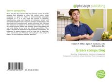 Portada del libro de Green computing