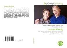 Borítókép a  Genetic testing - hoz