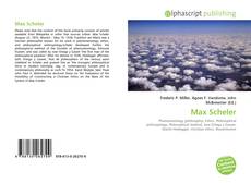 Bookcover of Max Scheler