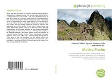 Copertina di Machu Picchu