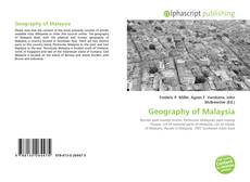 Geography of Malaysia kitap kapağı