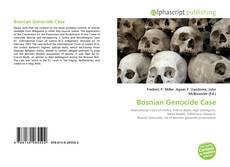 Capa do livro de Bosnian Genocide Case 