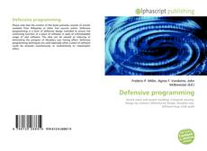 Copertina di Defensive programming