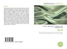 Copertina di Dhoti