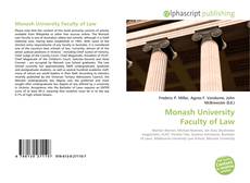 Copertina di Monash University Faculty of Law