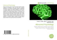 Copertina di Abnormal Psychology