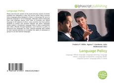 Buchcover von Language Policy