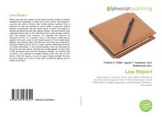 Обложка Law Report